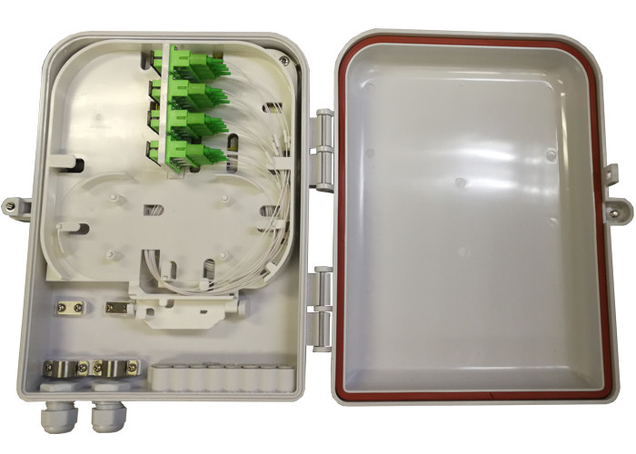 Easy Operate Fiber Optic Box Anti UV CFDB-0216 Wall / Pole Mountable