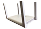Foldable 300M 2.4G Dual Band Wifi Router CS3004B White Plastic 4 Antennas